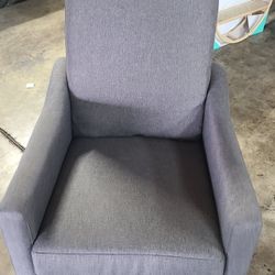 Brand NEW Gray Glider Swivel Chair Thumbnail