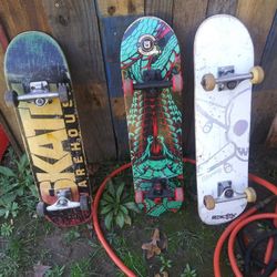3 Skateboards 