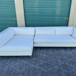 New CB2 Decker Sectional Couch 131” (Free Delivery)