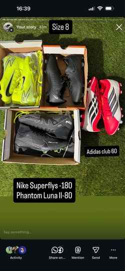 Size 8 Follow on IG @ 413FootyCleatsAZ