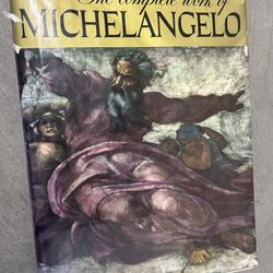 The Complete Work of Michelangelo an Artabras Book 1966 First Edition Slip Hard