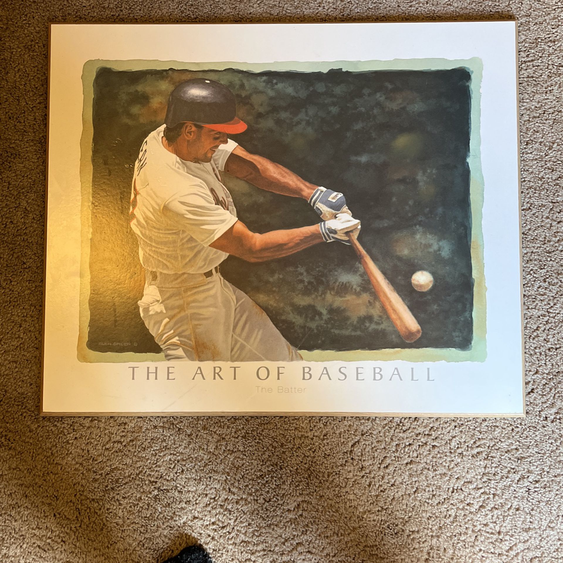 Baseball Plaque/picture  Wall art 
