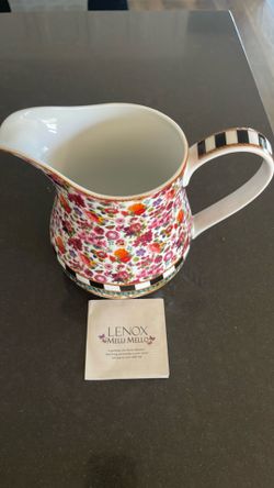 Lenox Melli Mello isblle floral pitcher