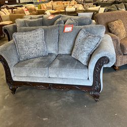 Brand new couch 699, brand new loveseat 699 both pieces for $1400 brand new you must be able to load your own truck and pay cash