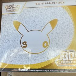 Pokemon 30th Celebration ETB