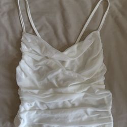 White Crop Top