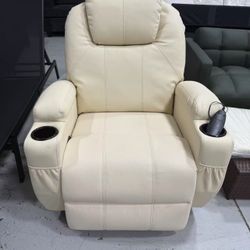 New Recliner Chair, Rocking Chair with Massage and Heat, 360° Swivel Recliner Chairs for Adults