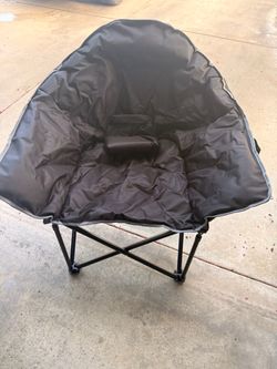 Folding Padded Camping Moon Chair