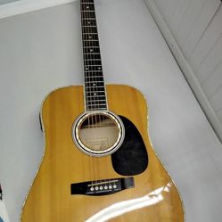Esteban Acoustic/ Electric Guitar W/ Case- Located In Shelton 