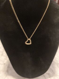 Open Heart Necklace 