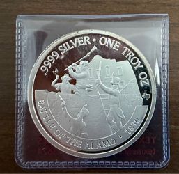 5 oz Texas Precious Metals Silver Rounds – 2021 Texas Star Design