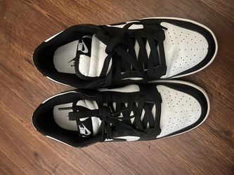 Nike Dunk Low Black and White Sneakers (No Box)