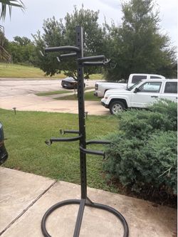 Heavy duty bike rack.