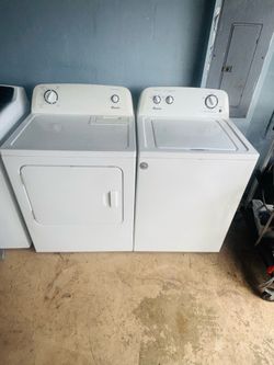Amana washer and  dyer set