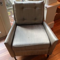 Silk Chair - Silver / Grey