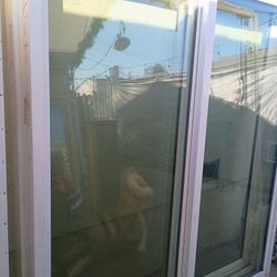 I got A 3 Sliding Doors Seme Sizes 6 Footer Long By 80 Inch Tall 