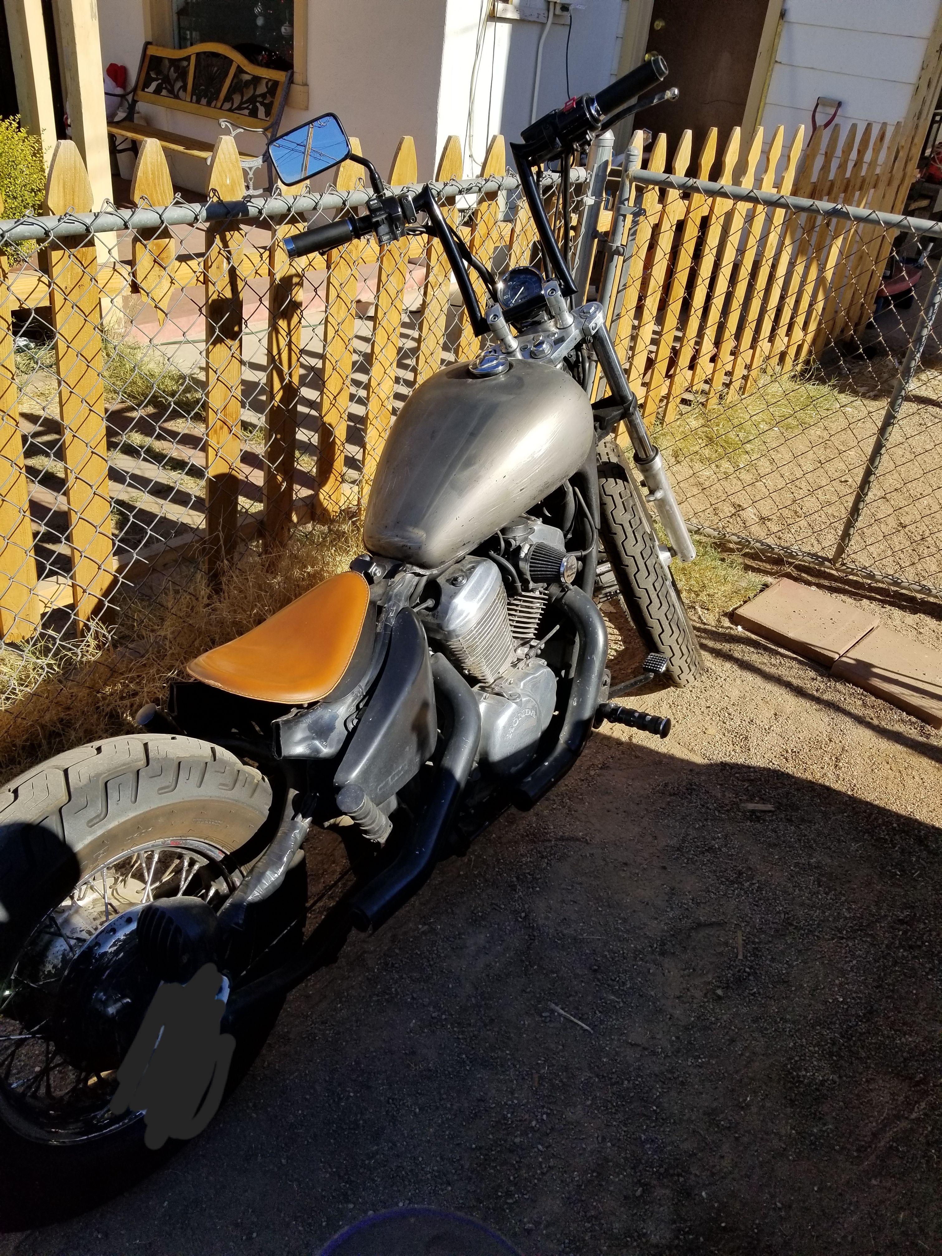 2007 Honda shadow vtx600 bobber style motorcycle