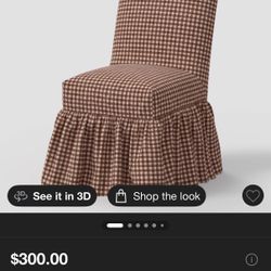 Ruffled Slipcover Dining Chairs from Threshold