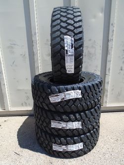 35x12.50R17 LT New Firestone Desitnation MT2 Mud Terrain 10 Ply Tires