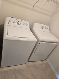 GE washer and dryer