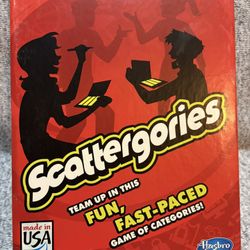 Scattergories Game