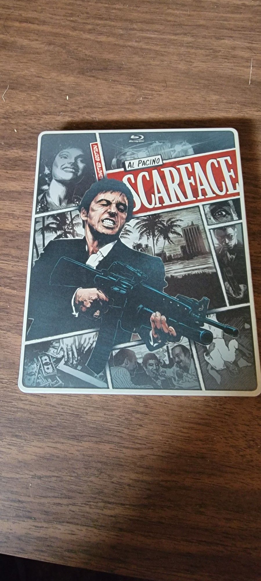Scarface Blu Ray DVD (Limited Edition 2-disc Collectors tin)