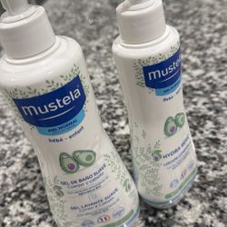 Mustela Body Wash And Lotion Baby