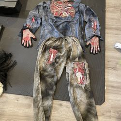 zombie halloween Costume (one size fits all)