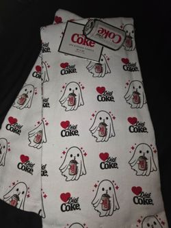 Diet Coke ghost kitchen towels
