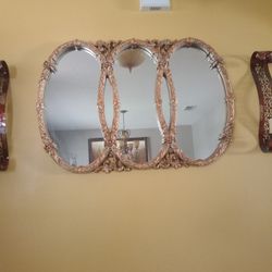 Mirror With Candle Holder