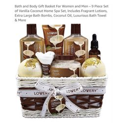  Lovery Sweet Almond Bath & Spa Set -brand New 