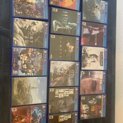 Lot Of 16 PlayStation 4 Games 
