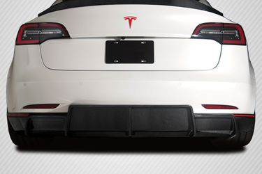 Blemished 2018-2023 Tesla Model 3 Carbon Creations GT Concept Rear Diffuser - 1 Piece