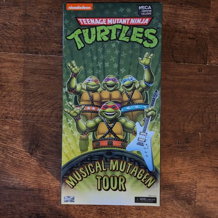 NECA TMNT Musical Mutagen Tour 4 Pack