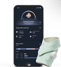Owlet Dream Sock - Smart Baby Monitor View Heart Rate and Average Oxygen