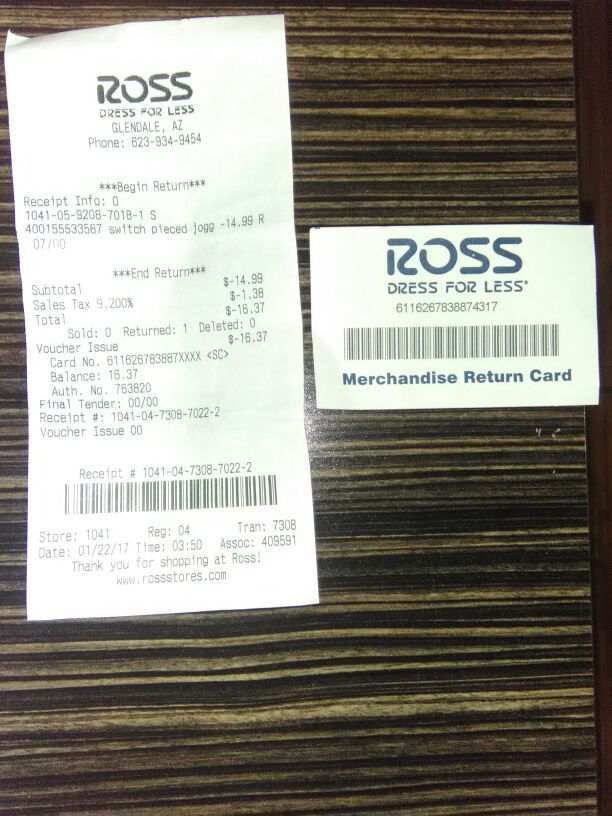 Ross Dress for Less