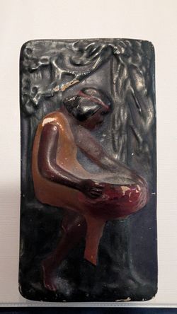 Vintage Chalkware Piece