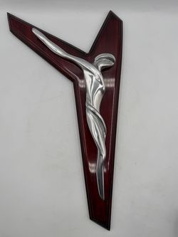 Vintage Mid-Century Modern Metal Figure Wall Sculpture