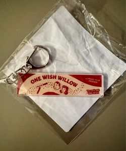 New One Wish Willow novelty keychain, obsession movie, great for stocking stuffer