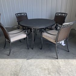 NEW Home Decorators Collection Wilshire Heights 5-Piece Cast All Aluminum Outdoor Dining set