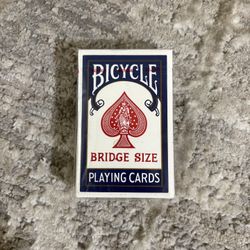 Bicycle Playing Cards Bridge Size New