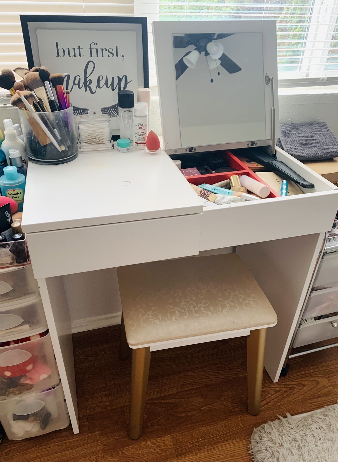 Ikea Brimnes White Vanity