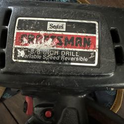 Sears Craftsman 3/8 Inch Drill Variable Speed