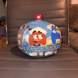 Vintage M&Ms ceramic cookie jar