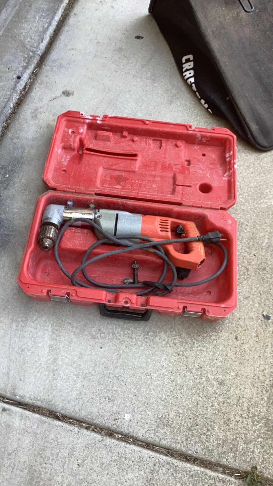 Milwaukee Drill Hummer heavy duty works perfect