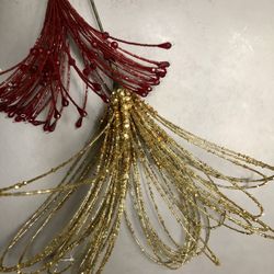 Beaded Flower Christmas Tree Picks