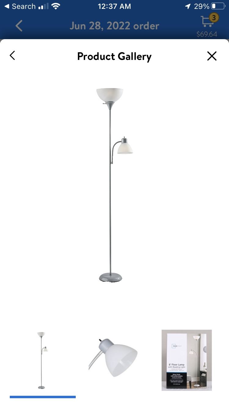 Mainstay 72 Floor Lamp