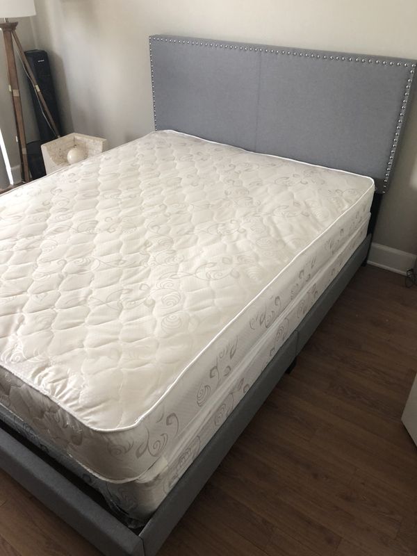 Queen Bed And Mattress Set