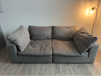 2 piece sectional couch. Free if you pick up.