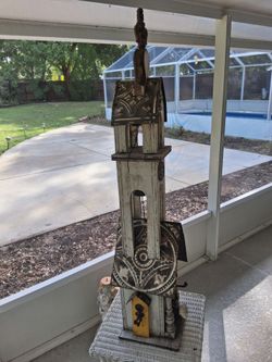 Custom vintage bird house